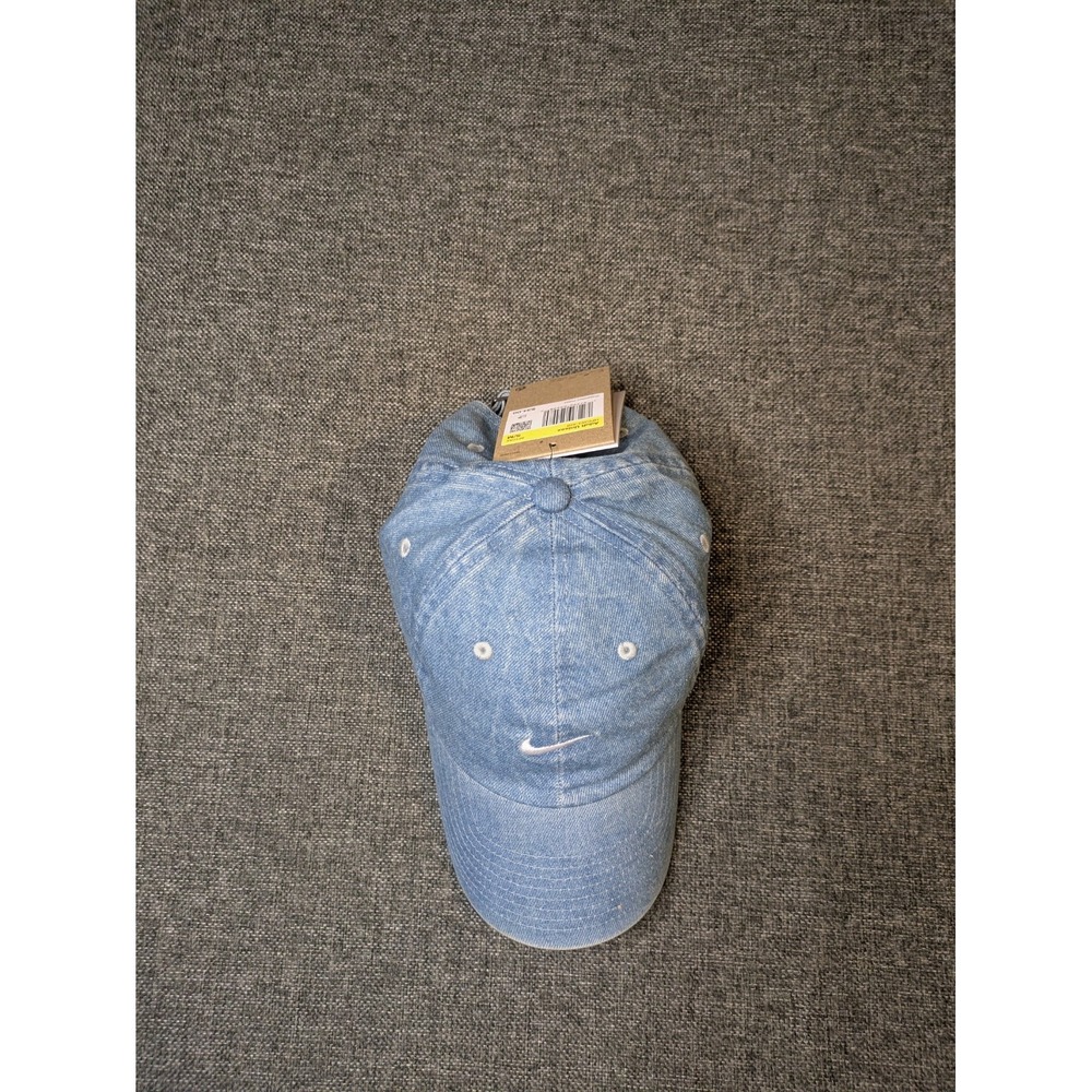 Nike Denim Styler Hat Club Cap HF0383-429 Blue Unisex Adult Size S/M Adjustable - Picture 2 of 9